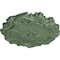 Ekena Millwork Plymouth Ceiling Medallion (Fits Canopies up to 1 5/8"), 16 3/4"OD x 1 3/8"P, Athenian Green CM16PLAGF - alternate 2